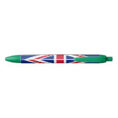 Stylo Noir Drapeau du Royaume-Uni (Dos)
