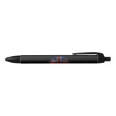 Stylo Noir Drapeau du Royaume-Uni (Haut)