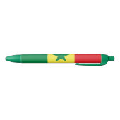 Stylo Noir Drapeau du Sénégal (Bas)