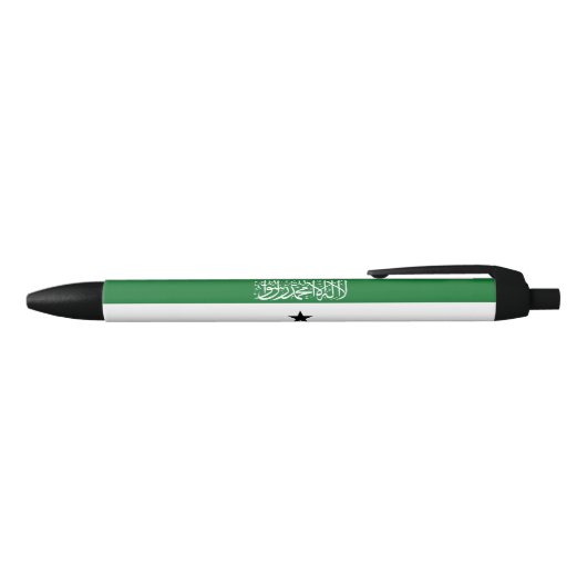 Stylo Noir Drapeau du Somaliland (Haut)