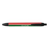Stylo Noir Drapeau du Somaliland (Dos)