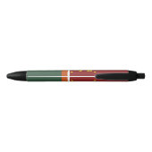 Stylo Noir Drapeau du Sri Lanka (Dos)