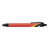 Stylo Noir Drapeau du Timor oriental (Haut)