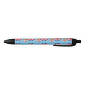 Stylo Noir Drapeau Fidji (Bas)