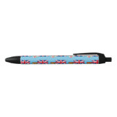 Stylo Noir Drapeau Fidji (Haut)