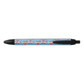 Stylo Noir Drapeau Fidji (Dos)