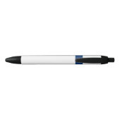 Stylo Noir Drapeau Finlande (Dos)