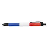 Stylo Noir drapeau français (Haut)
