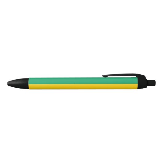 Stylo Noir Drapeau gabonais (Gabon) (Haut)