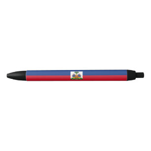 Stylo Noir Drapeau Haïti