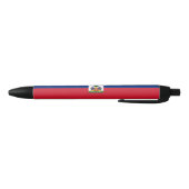 Stylo Noir Drapeau Haïti (Bas)