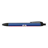 Stylo Noir Drapeau Haïti (Haut)