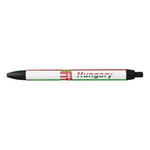 Stylo Noir Drapeau hongrois