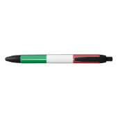 Stylo Noir Drapeau Italie (Dos)