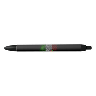 Stylo Noir Drapeau italien