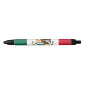 Stylo Noir Drapeau Mexicain (Devant)