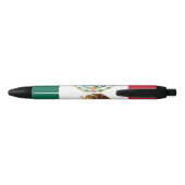 Stylo Noir Drapeau Mexicain (Dos)