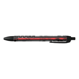Stylo Noir Drapeau minuscule de la ligne rouge du bassin de p