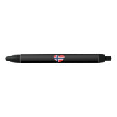 Stylo Noir Drapeau norvégien (Devant)