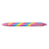 Stylo Noir Drapeau Pansexual de fierté (Dos)