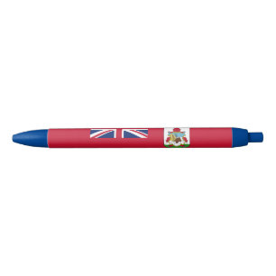 Stylo Noir Drapeau patriotique des Bermudes