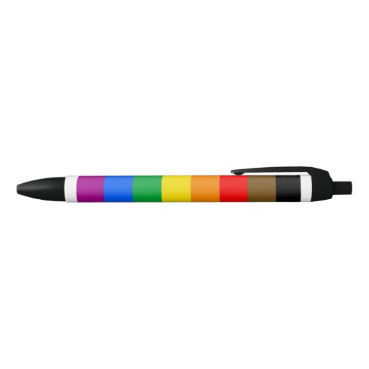 Stylo Noir Drapeau Philly Rainbow Pride (Haut)