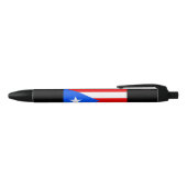 Stylo Noir Drapeau portoricain (Porto Rico) (Haut)