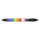 STYLO NOIR DRAPEAU PRIDE LGBTQ+ INCLUSIF (Dos)