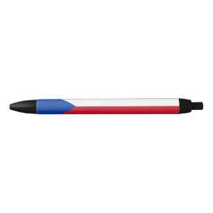 Stylo Noir Drapeau République tchèque