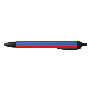 Stylo Noir Drapeau russe (Russie)