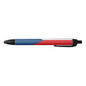 Stylo Noir Drapeau tchèque (Bas)