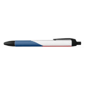 Stylo Noir Drapeau tchèque (Haut)