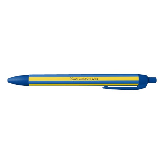 Stylo Noir Drapeau ukrainien (Bas)