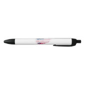 Stylo Noir Drapeau USA (Bas)
