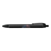 Stylo Noir Drapeau USA (Haut)