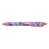 Stylo Noir "DREAM BIG" Cute Panda Inspirational Pen (Bas)