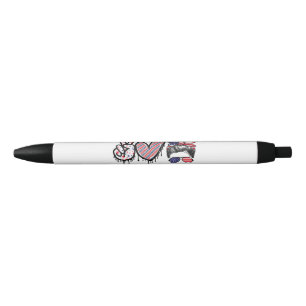 Stylo Noir Drôle américain Patriotique
