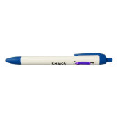 Stylo Noir Drôle crayon volant (Haut)