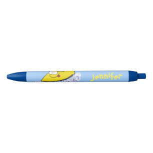 Stylo Noir Drôle dessin animé linge de fer