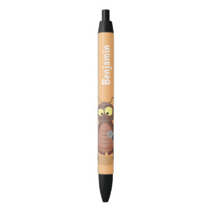 Stylo Noir Drôle drôle de personnage de dessin animé de cafar