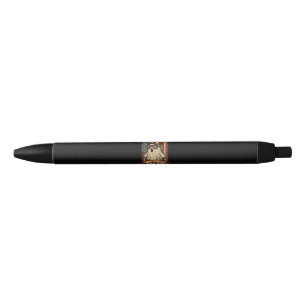Stylo Noir Drôle et patriotique Rouge blanc et boo
