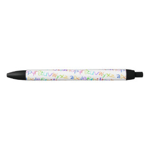 Stylo Noir EAC coloré arc-en-ciel Crayons écriture manuscrite
