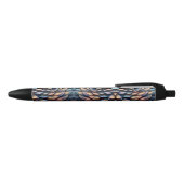 Stylo Noir Écailles Éblouissantes (Haut)