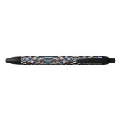Stylo Noir Écailles Éblouissantes (Dos)