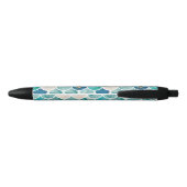 Stylo Noir Échelles de poissons de sirène de marbre de (Dos)