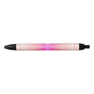 Stylo Noir Éclaboussure rose
