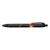 Stylo Noir Éclipse solaire Sun foncé et lune (Haut)