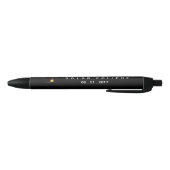 Stylo Noir Éclipse solaire totale 2017 (Bas)