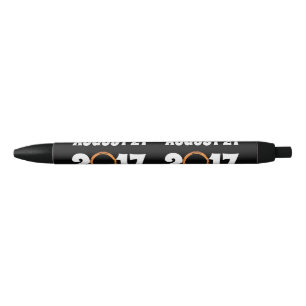 Stylo Noir Éclipse solaire totale le 21 août 2017