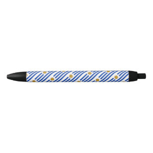 Stylo Noir Écran à bille du drapeau de l'Uruguay